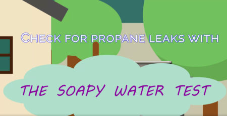 check for gas leaks - propane leaks