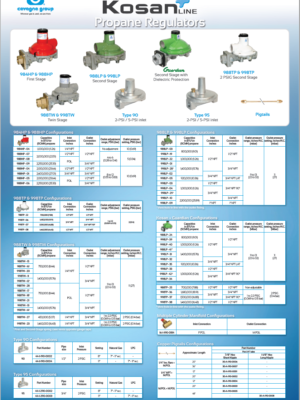 kosan+ - propane regulators - cavagna group