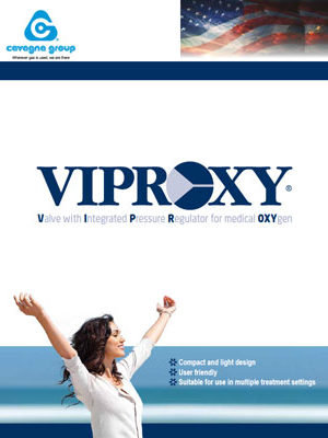 viproxy -oxygen therapy - oxygen valves - medical valves - medical oxygen valves - cavagna group